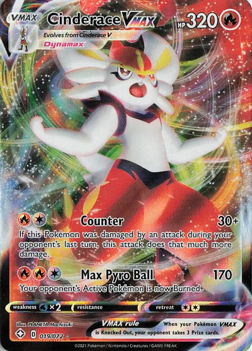 Cinderace VMAX 019/072 Shining Fates