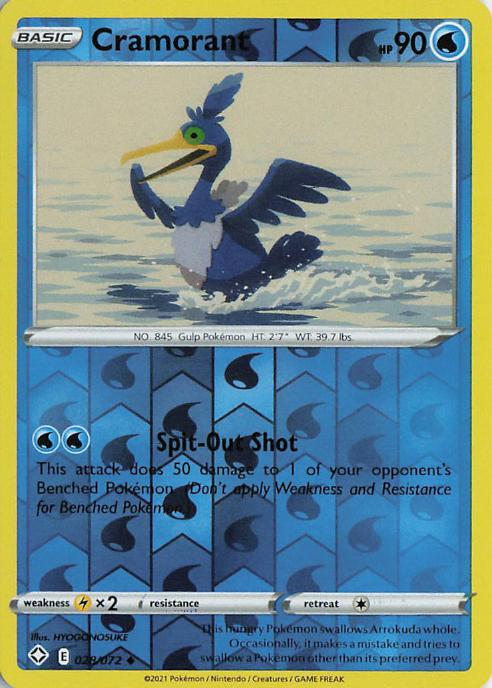 Cramorant - Shining Fates 028/072 (Reverse Holo)