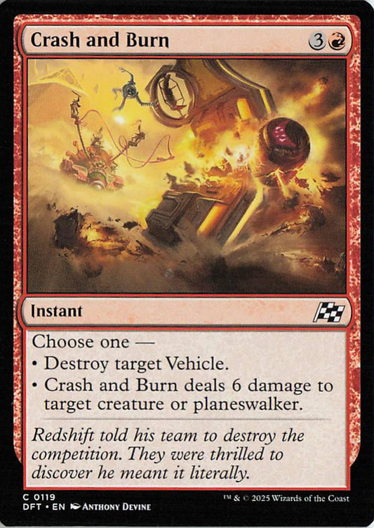 Crash and Burn - DFT 0119