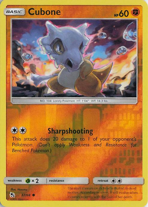 Cubone - Hidden Fates 037/068