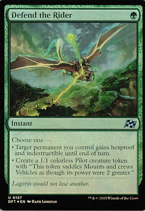 Defend the Rider - DFT 0157