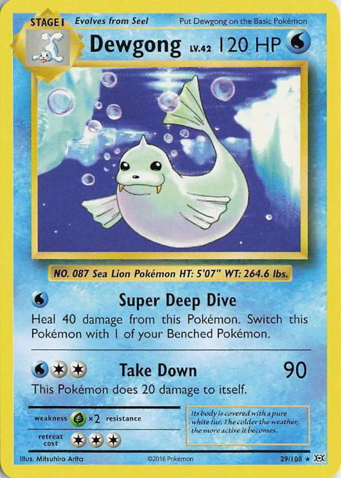 Dewgong 29/108 Evolutions