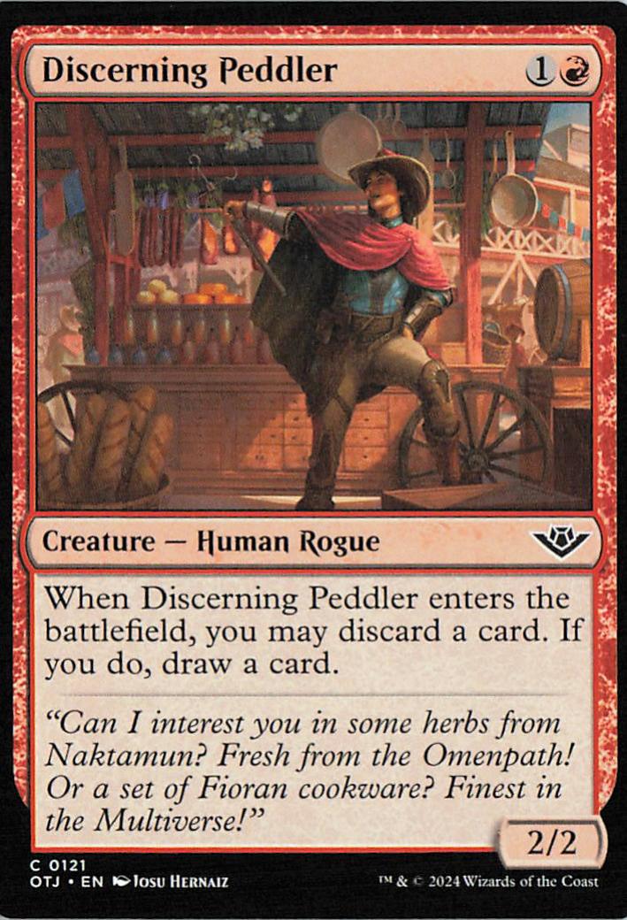 Discerning Peddler - OTJ 0121