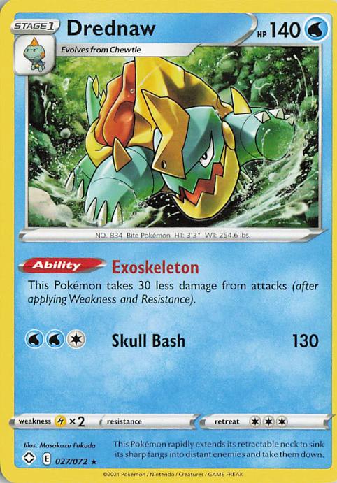 Drednaw - Shining Fates 027/072 (Holo)
