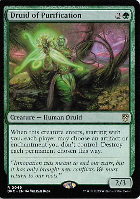 Druid of Purification - DRC 0049