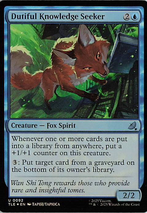 Dutiful Knowledge Seeker - TLE 0092