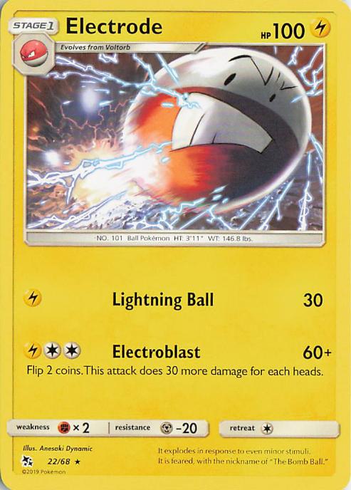 Electrode - Hidden Fates 022/068 (Holo)