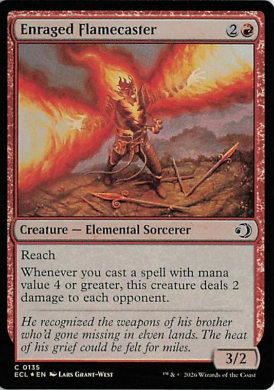 Enraged Flamecaster - ECL 0135 (Foil)