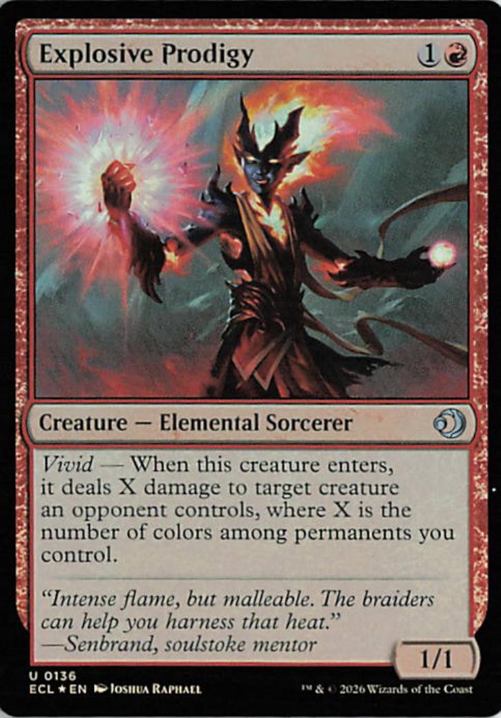 Explosive Prodigy - ECL 0136 (Foil)