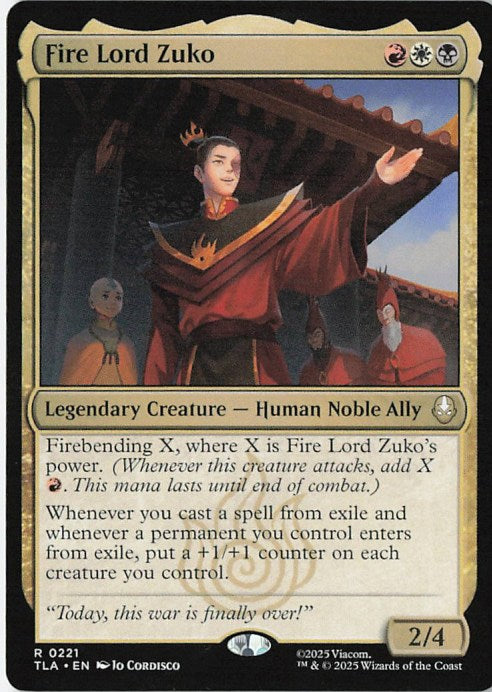 Fire Lord Zuko