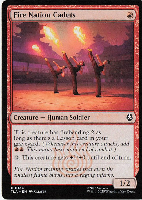 Fire Nation Cadets