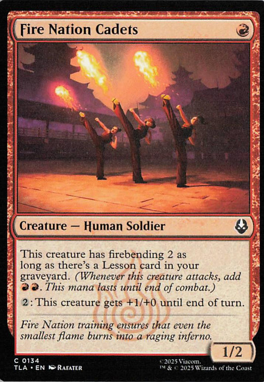 Fire Nation Cadets - TLA 0134