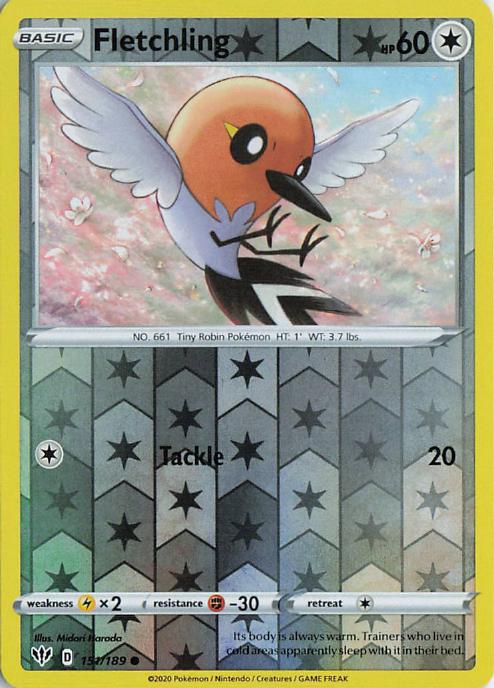Fletchling - Darkness Ablaze 154/189 (Reverse Holo)