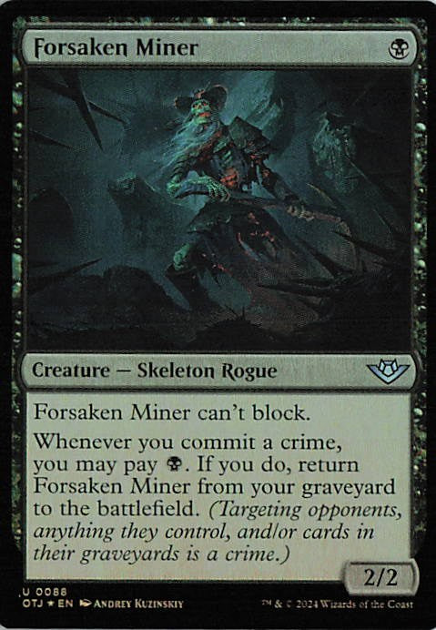 Forsaken Miner - OTJ 0088
