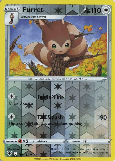 Furret - Darkness Ablaze 138/189 (Reverse Holo)