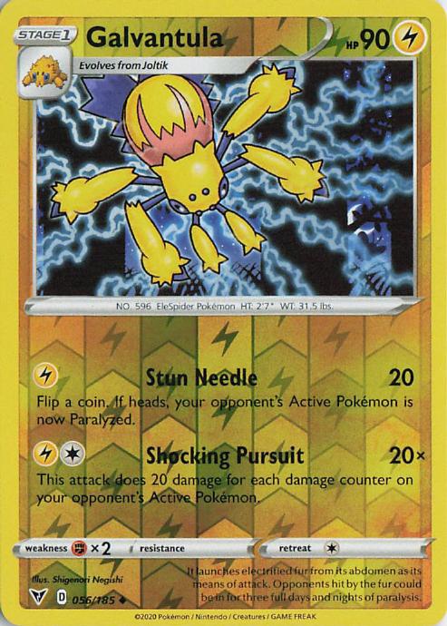 Galvantula - Vivid Voltage 056/185 (Reverse Holo)