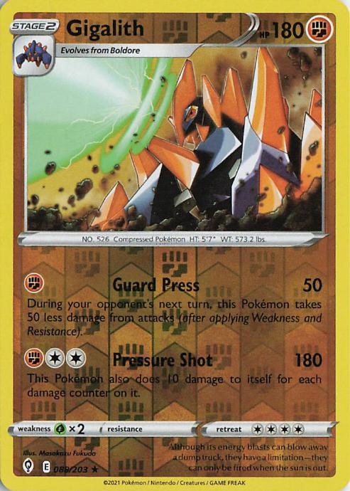 Gigalith - Evolving Skies 089/203 (Reverse Holo)