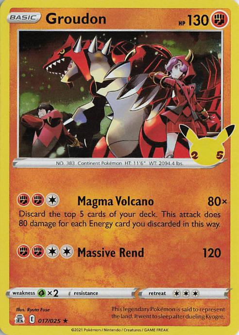 Groudon - Celebrations 017/025 (Holo)