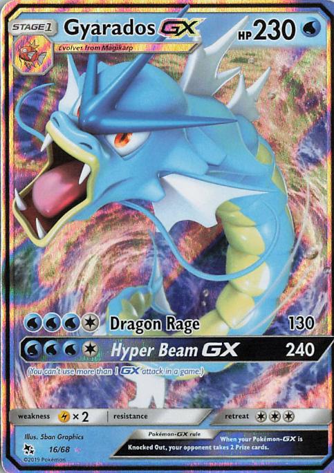 Gyarados GX 16-68 Hidden Fates