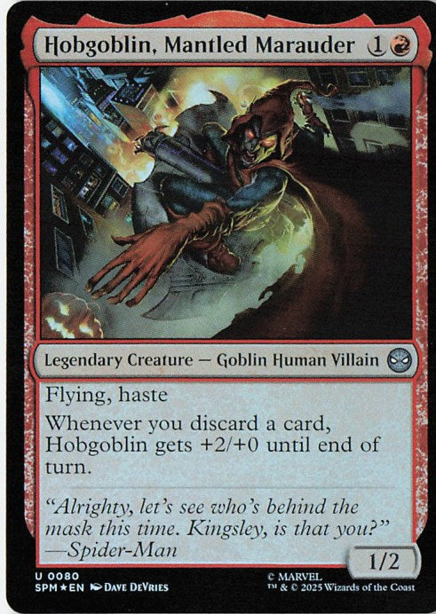 Hobgoblin, Mantled Marauder (holo)