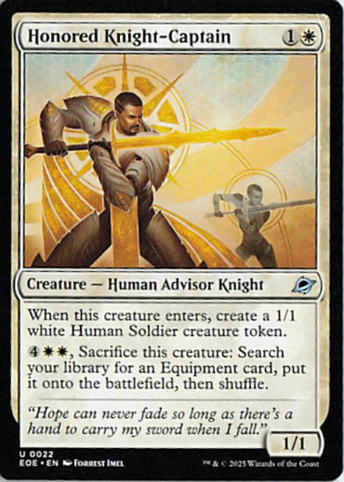 Honored Knight-Captain - EOE 0022