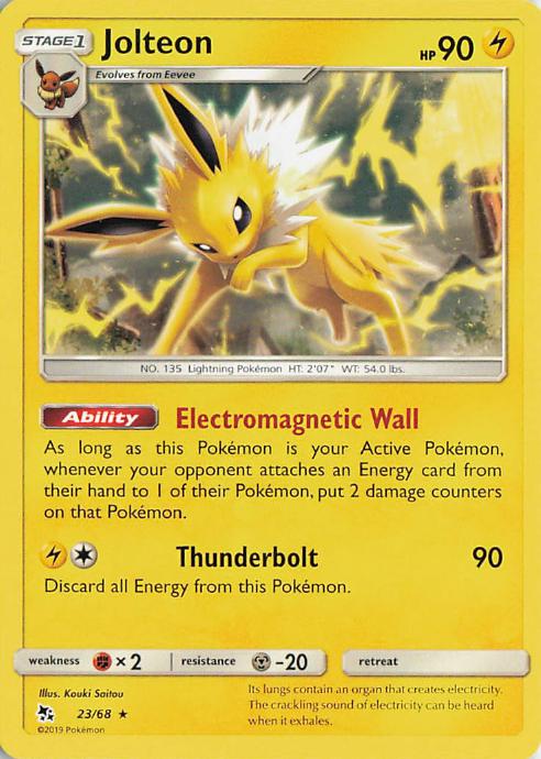 Jolteon - Hidden Fates 023/068 (Holo)