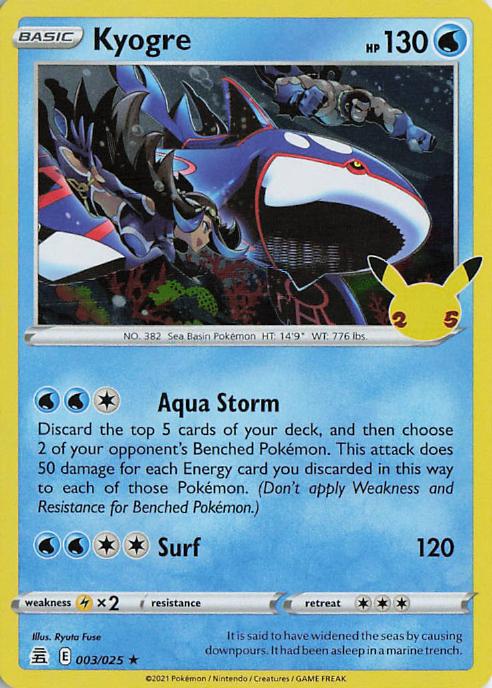 Kyogre - Celebrations 003/025 (Holo)