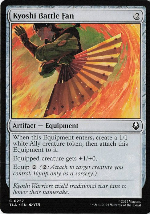 Kyoshi Battle Fan - TLA - 0257