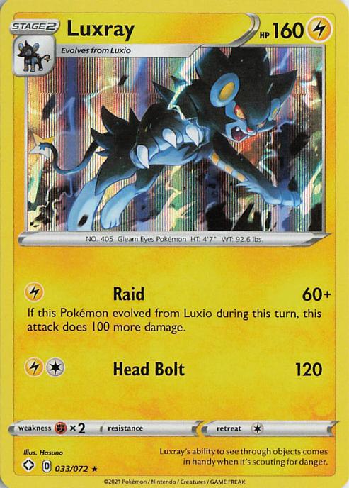 Luxray - Shining Fates 033/072 (Holo)