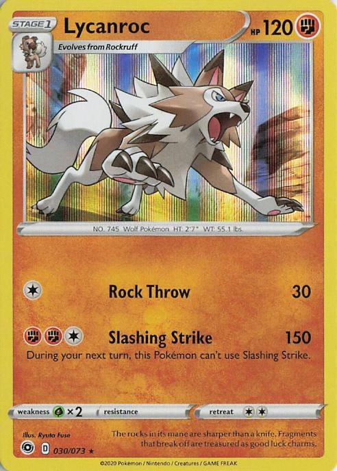 Lycanroc 030/073 Champion's Path