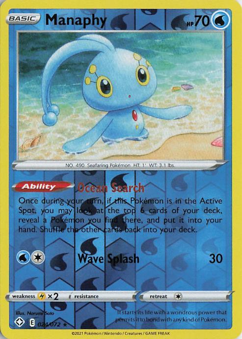 Manaphy - Shining Fates 024/072 (Holo)