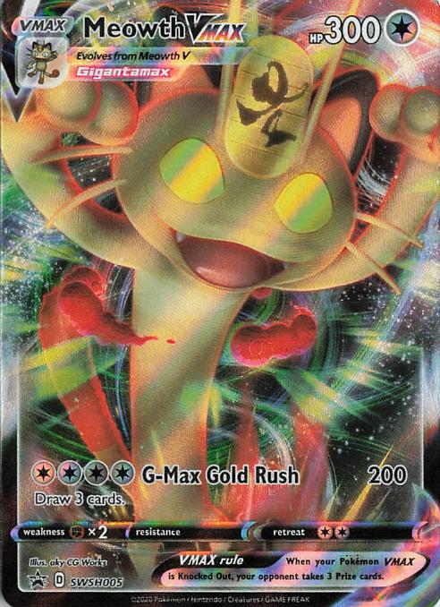 Meowth VMAX SWSH005 Promo