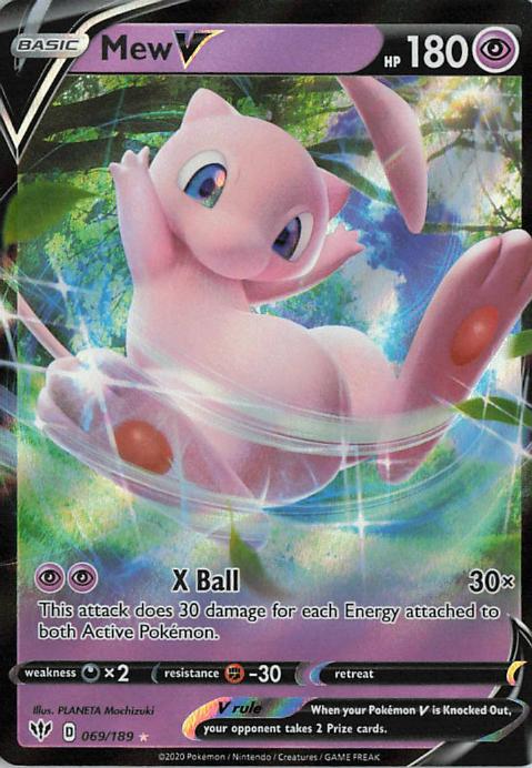 Mew V 069/189 Darkness Ablaze