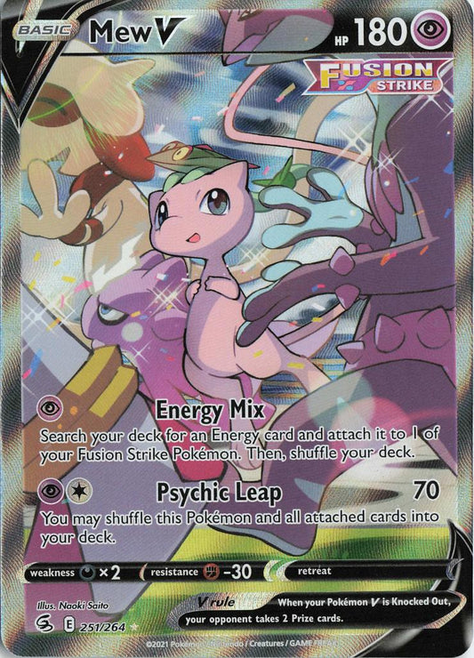 Mew V (Alternate Art) - Fusion Strike 251/264