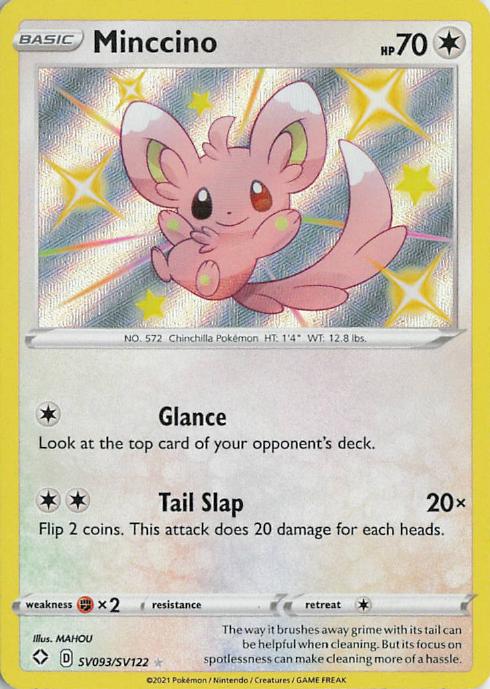 Minccino SV093/SV122 Shining Fates Shiny Vault