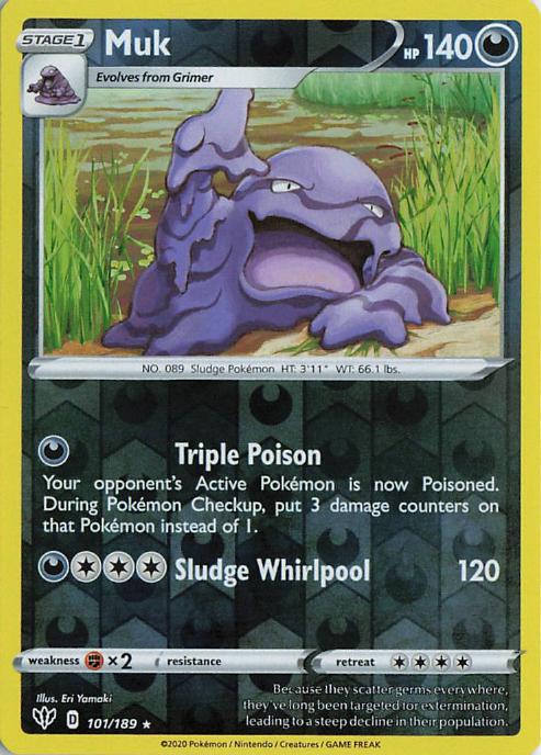 Muk - Darkness Ablaze 101/189 (Holo)