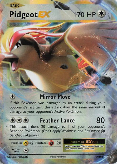 Pidgeot EX 64-108