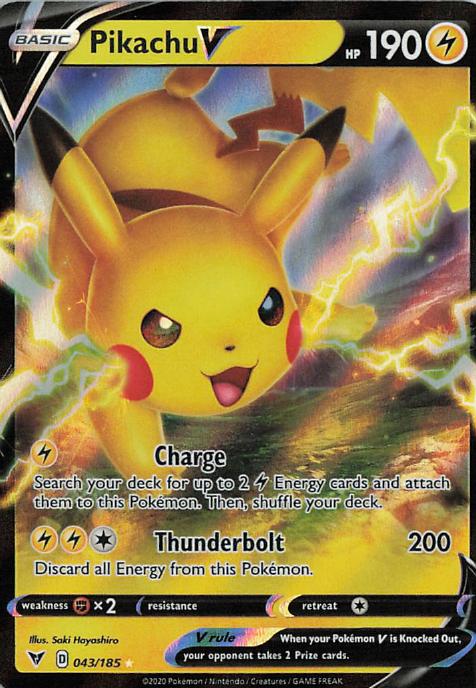 Pikachu V 043-185