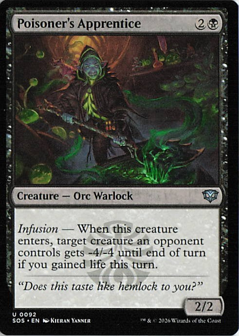 Poisoner's Apprentice - SOS 0092
