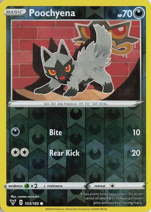 Poochyena - Vivid Voltage 103/185 (Reverse Holo)