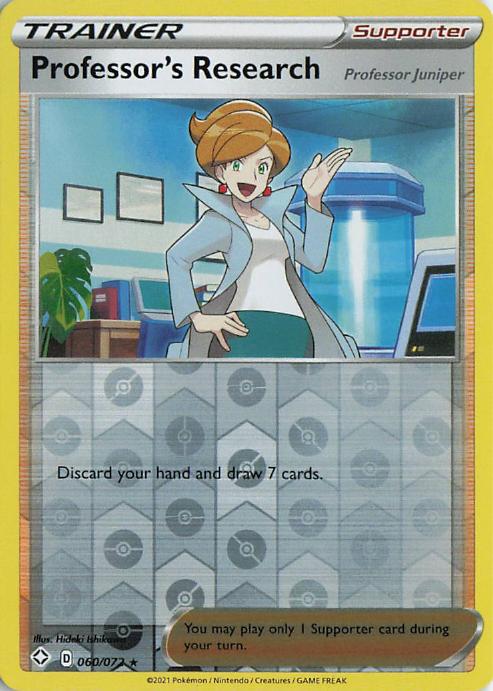 Professor's Research (Juniper) - Shining Fates 060/072 (Reverse Holo)