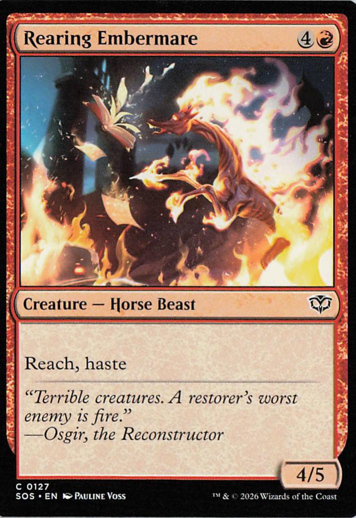 Rearing Embermare - SOS 0127