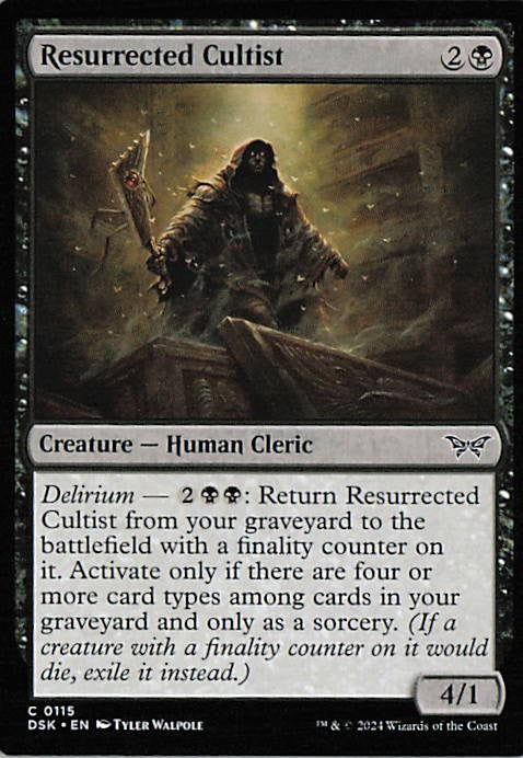 Resurrected Cultist - DSK 0115