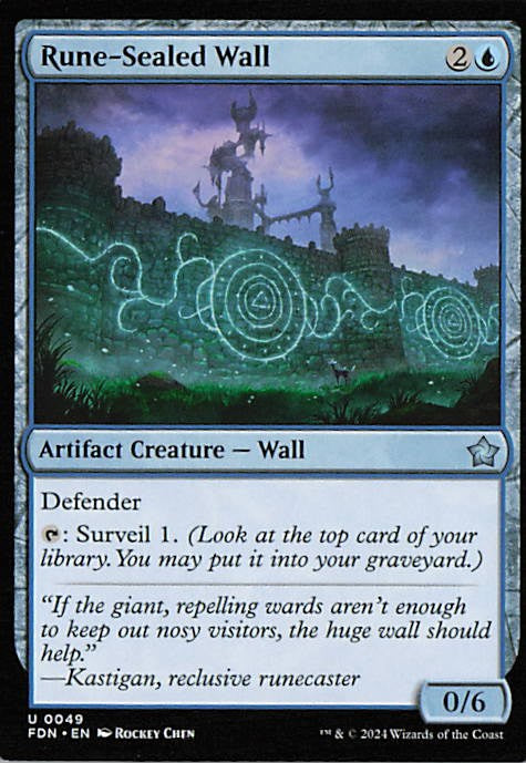 Rune-Sealed Wall - FDN 0049