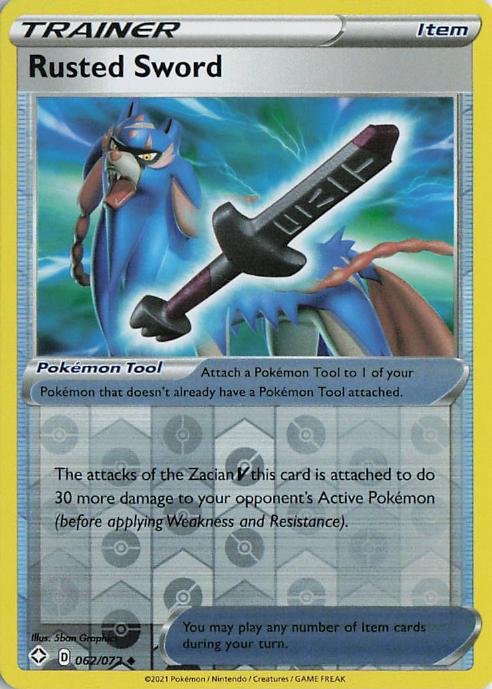 Rusted Sword - Shining Fates 062/072 (Reverse Holo)