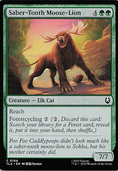 Saber-Tooth Moose-Lion - TLA 0194