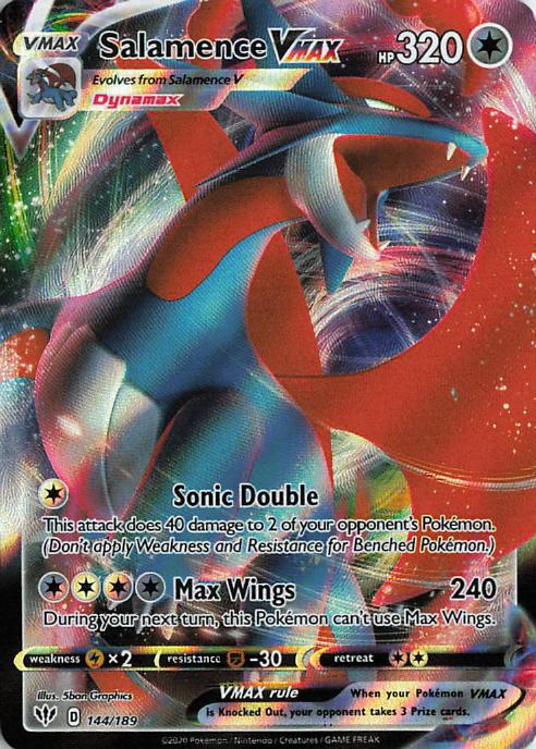 Salamence VMAX 144/189 Darkness Ablaze