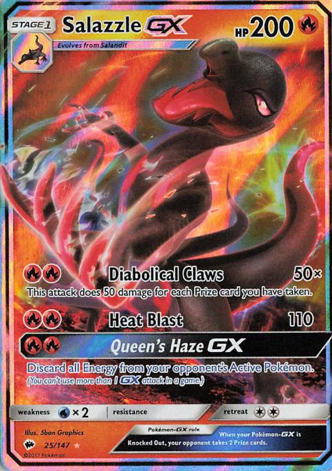 Salazzle GX - Burning Shadows 25/147