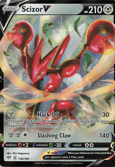 Scizor V - Darkness Ablaze 118/189