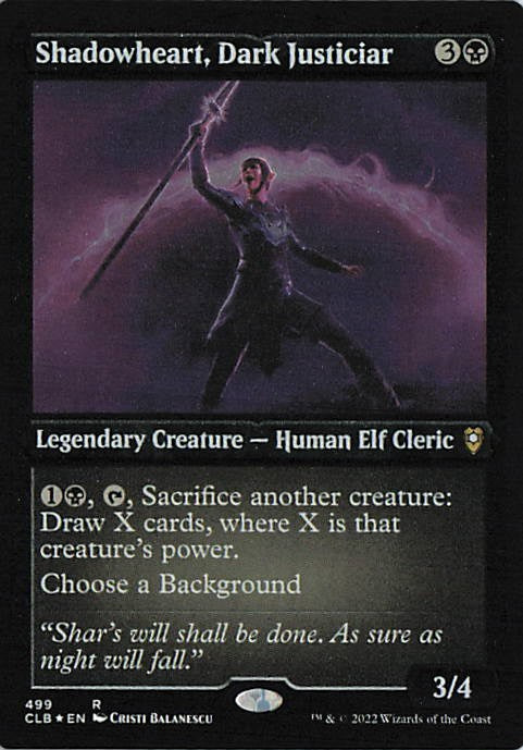 Shadowheart, Dark Justiciar - CLB 0499